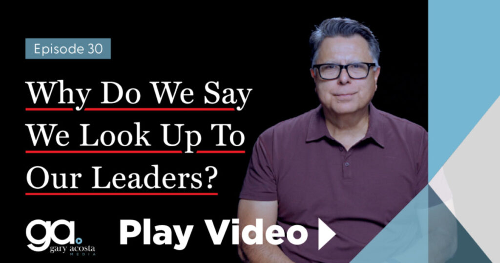 Why do we “look up” to our leaders? Where did that phrase even come from—and what does it say about what we expect from those in power? In this episode, I explore what real leadership looks like, why confidence and focus matter more than gossip and pettiness, and how Latinos can embody a regal mindset in their own leadership journeys. If you want to lead, you’ve got to rise above the noise.